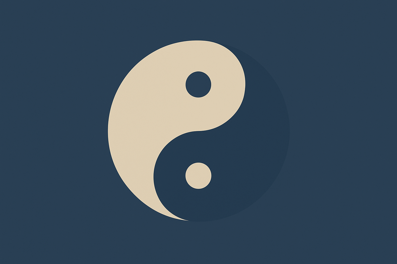 Yin Yang Symbol — Balance von Gegensätzen